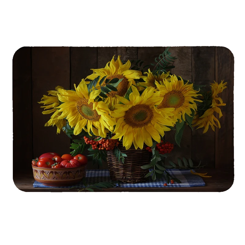  پادری طرح آفتابگردان کد 5497 سایز 50 × 70 سانتی متر