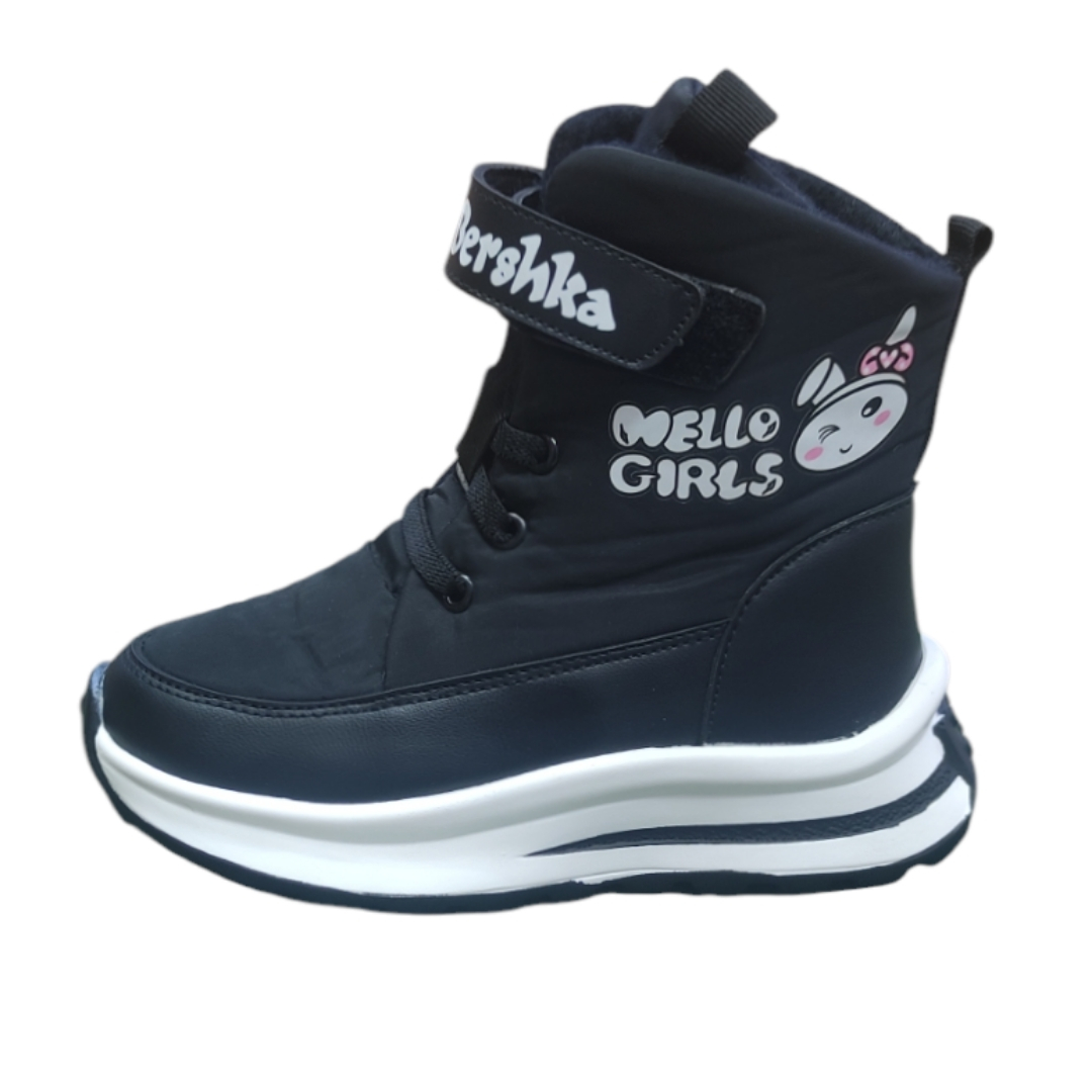 نیم بوت دخترانه مدل چسبی