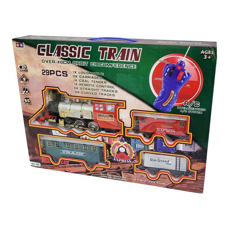قطار بازی کنترلی مدل CLASSIC TRAIN کد 1900000