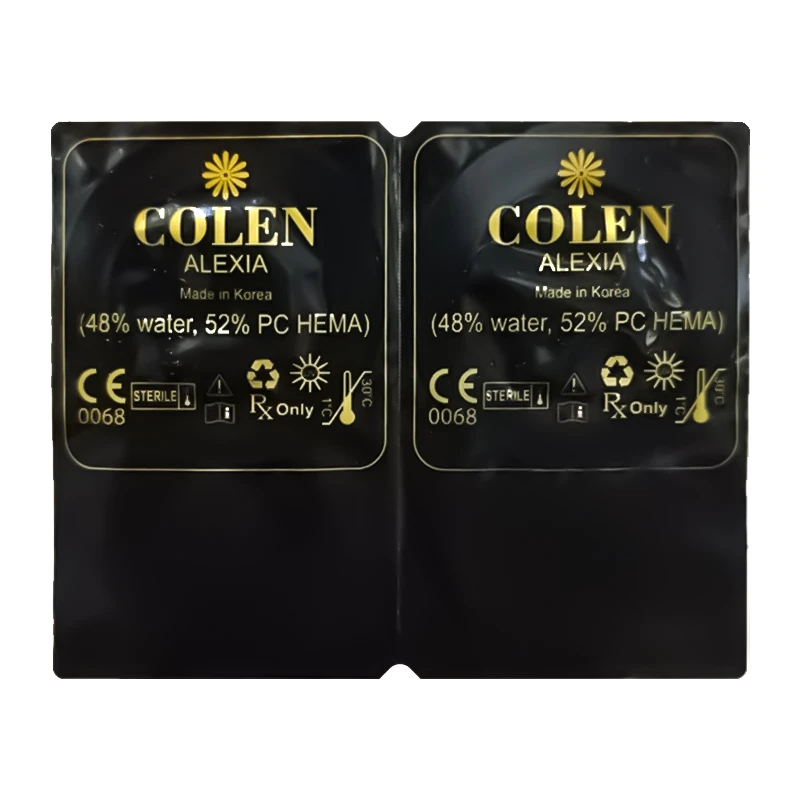 لنز چشم الکسیا مدل Colen شماره H20 رنگ فندقی