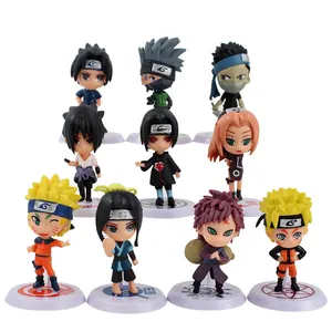 فیگور طرح انیمه مدل Narato Chibi بسته 10 عددی