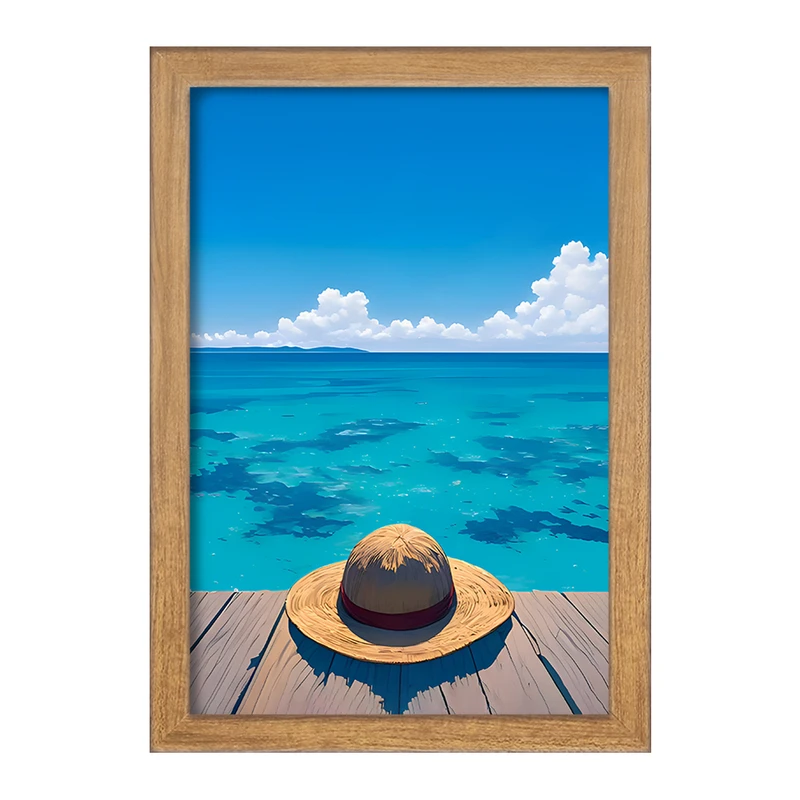 تابلو خندالو مدل لوفی انیمه وان پیس کد F10860