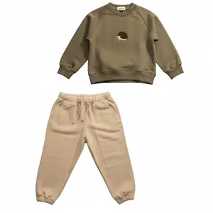 ست سویشرت آستین بلند و شلوار راحتی بچگانه مدل جوجه تیغی