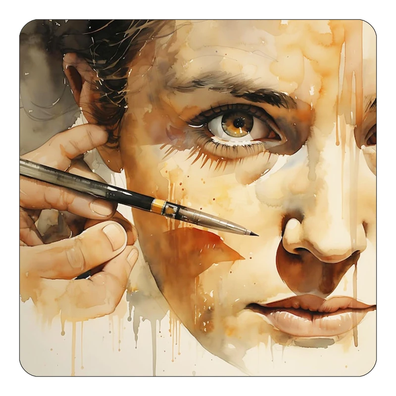 مگنت کاکتی طرح نقاشی رنگ روغن مدل mp70156