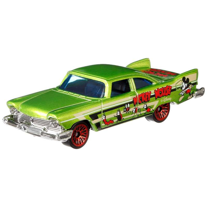 ماشین بازی هات ویلز طرح Mickey Mouse مدل Plymouth Fury کد FKD66.GDG85
