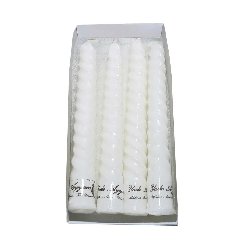 شمع مدل پیچ کد 020 مجموعه 4 عددی