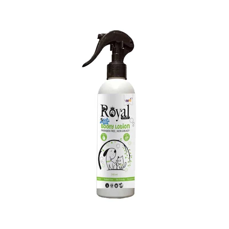 لوسیون بدن سگ و گربه رویال کوکو مدل Body Lotion حجم 240 میلی لیتر
