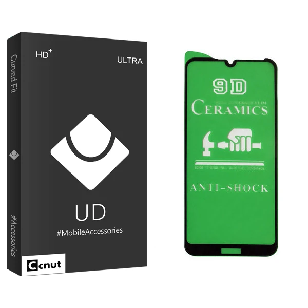 محافظ صفحه نمایش سرامیکی کوکونات مدل UD Black مناسب برای گوشی موبایل هوآوی Y6 Prime 2019