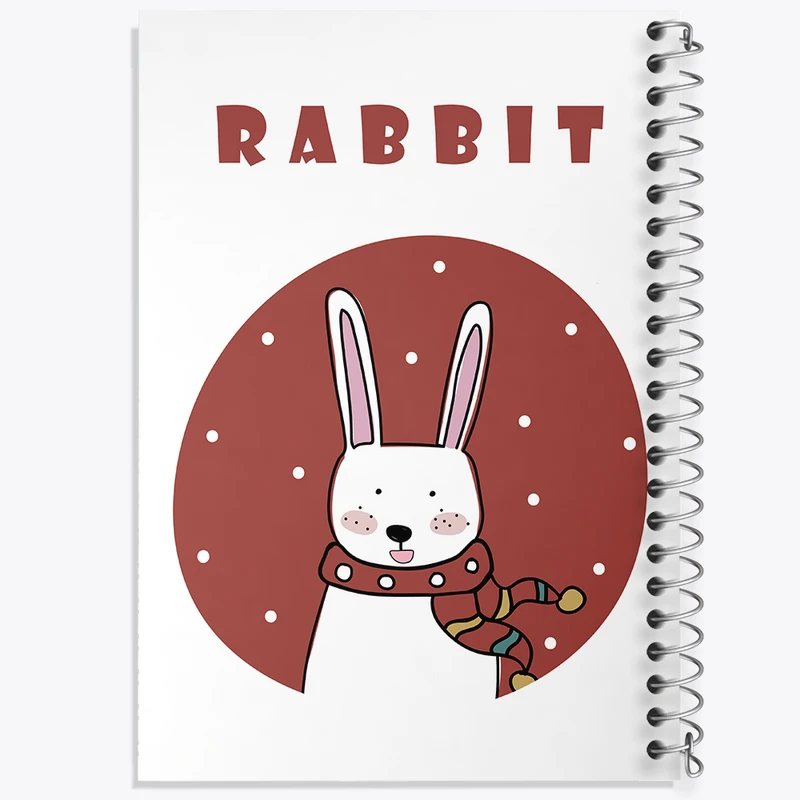 دفتر مشق 50 برگ خندالو طرح خرگوش بامزه کد N2540