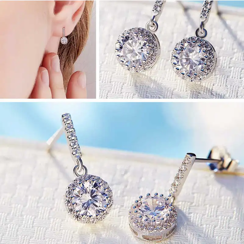 گوشواره نقره زنانه ماربلین مدل لیان