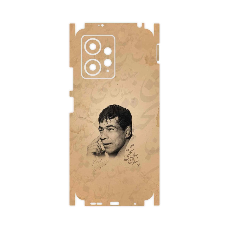 برچسب پوششی ماهوت مدل Gholamreza_Takhti-FullSkin مناسب برای گوشی موبایل شیائومی Redmi Note 12 4G