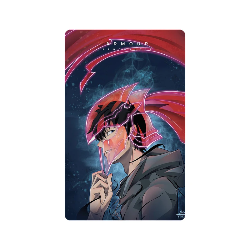 استیکر کارت مدل انیمه طرح سولو لولینگ سونگ جین وو solo leveling sung jin woo کد 5355