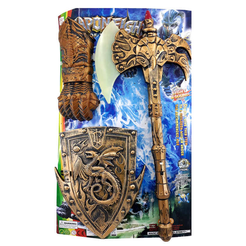 ابزار نمایشی مدل ست تبرزین موزیکال شوالیه ابزار نمایشی مدل ست تبرزین موزیکال شوالیه