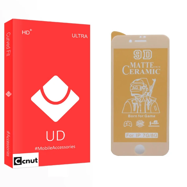 محافظ صفحه نمایش سرامیکی مات کوکونات مدل UD Glass مناسب برای گوشی موبایل اپل iphone 7 / 8