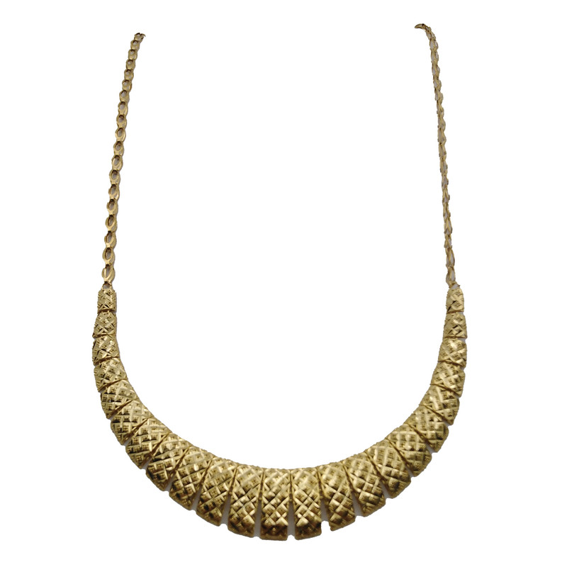 نیم ست طلا 18 عیار زنانه مدل تراش