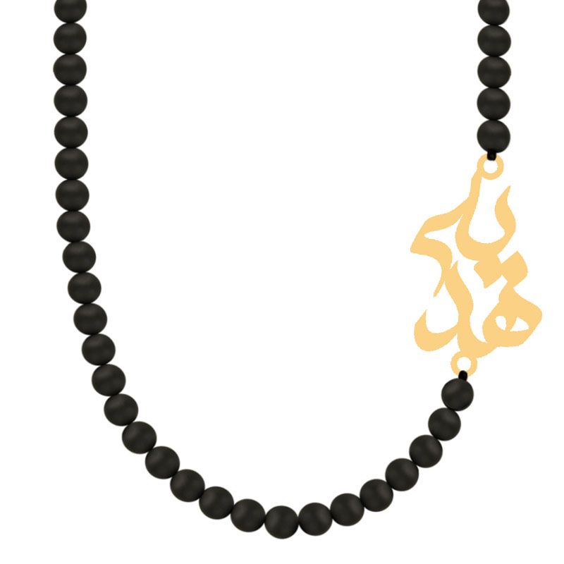 گردنبند طلا 18 عیار زنانه کرابو طرح هدیه مدل Kr72553 - - 1