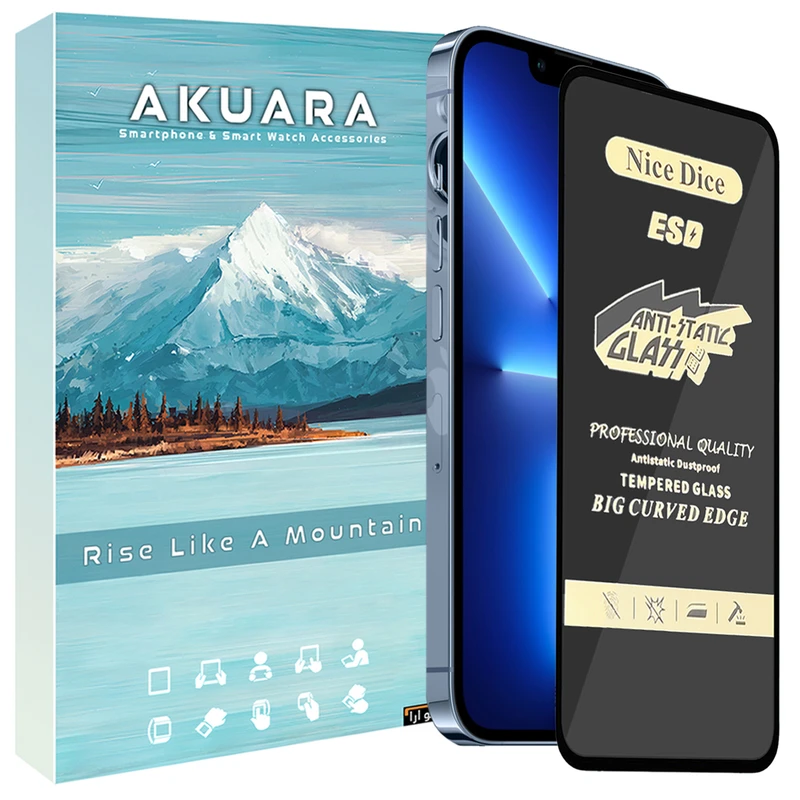 محافظ صفحه نمایش آنتی استاتیک آکوآرا مدل NC Antistatic AKU nas1 مناسب برای گوشی موبایل اپل Iphone 13