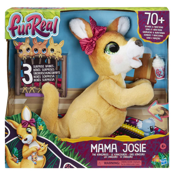 ربات هاسبرو مدل FurReal Mama Josie طرح کانگرو ربات هاسبرو مدل FurReal Mama Josie طرح کانگرو