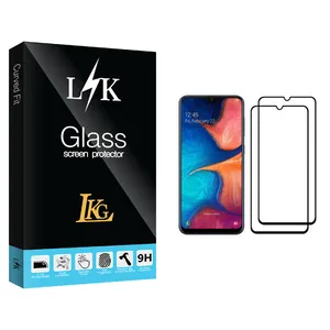 LKG LK Glass Screen Protector For Samsung Galaxy A20 Pack Of 2
