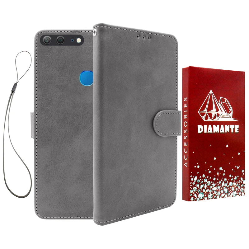  کیف کلاسوری دیامانته مدل Chanta Rd مناسب برای گوشی موبایل آنر 9 Lite به همراه بندآویز