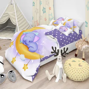 سرویس خواب 8 تکه نوزادی مدل velvet elephant