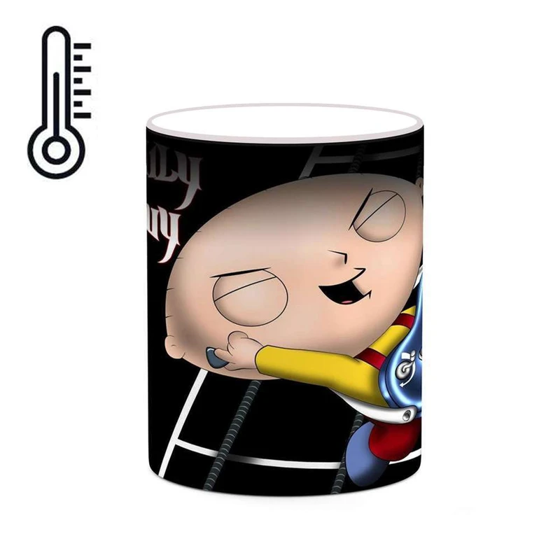 ماگ حرارتی کاکتی مدل کارتون Family Guy کد mgh22603
