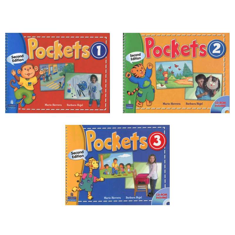 کتاب Pockets اثر Barbara Hojel انتشارات پرسون 3 جلدی