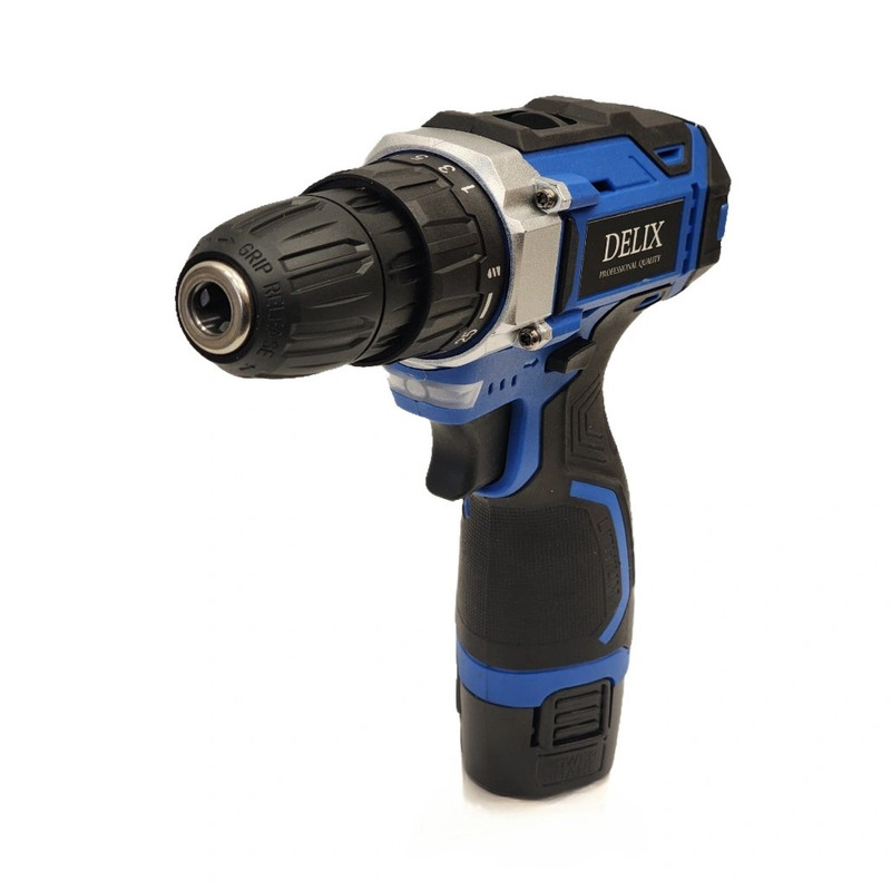 دریل پیچ گوشتی شارژی دلیکس مدل 18VBSH مجموعه 46 عددی