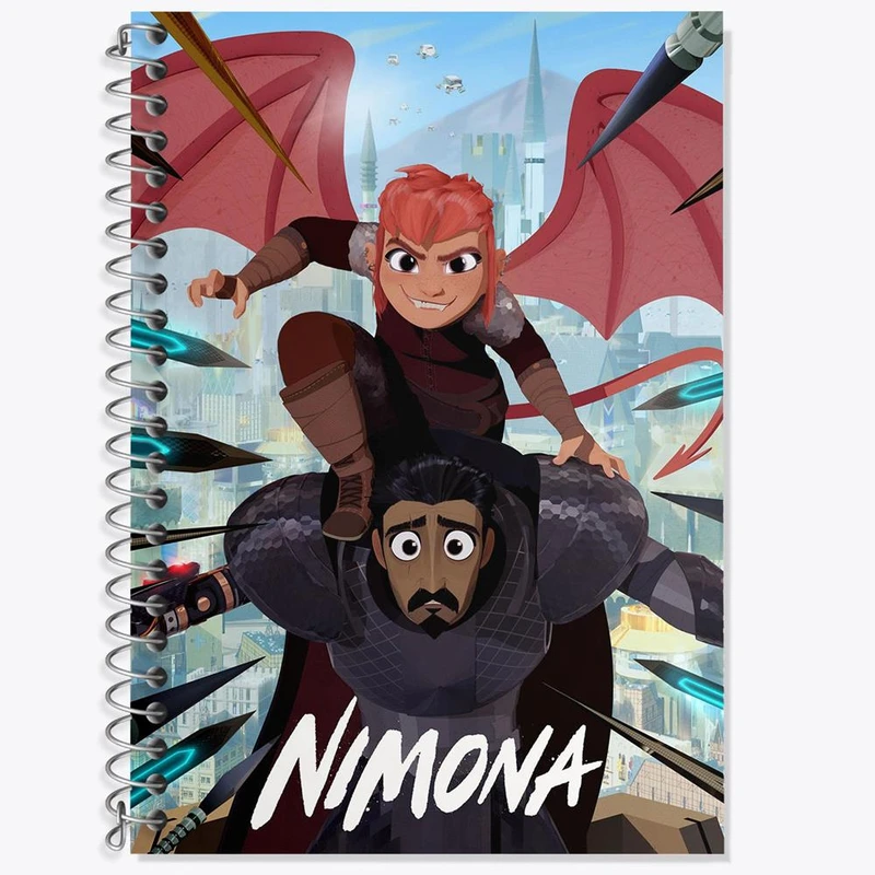 دفتر لغت 50 برگ خندالو مدل انیمیشن نیمونا کد 28884