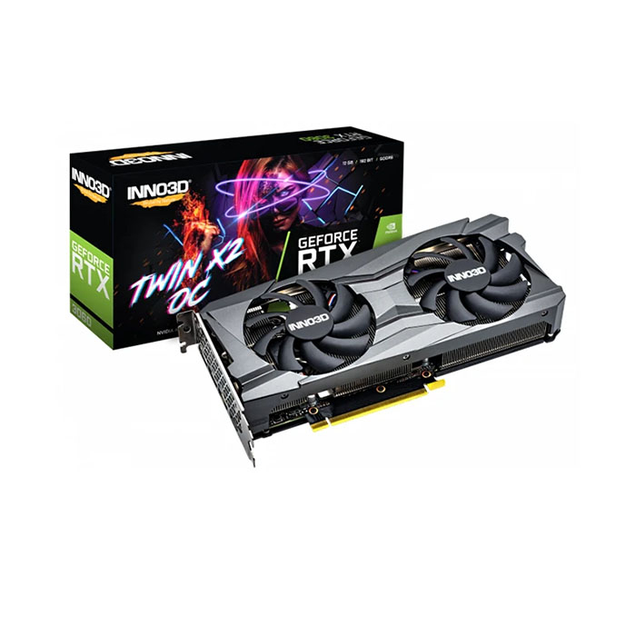 کارت گرافیک اینو تیری دی مدل INNO3D RTX3060 TWIN X2 OC 12GB