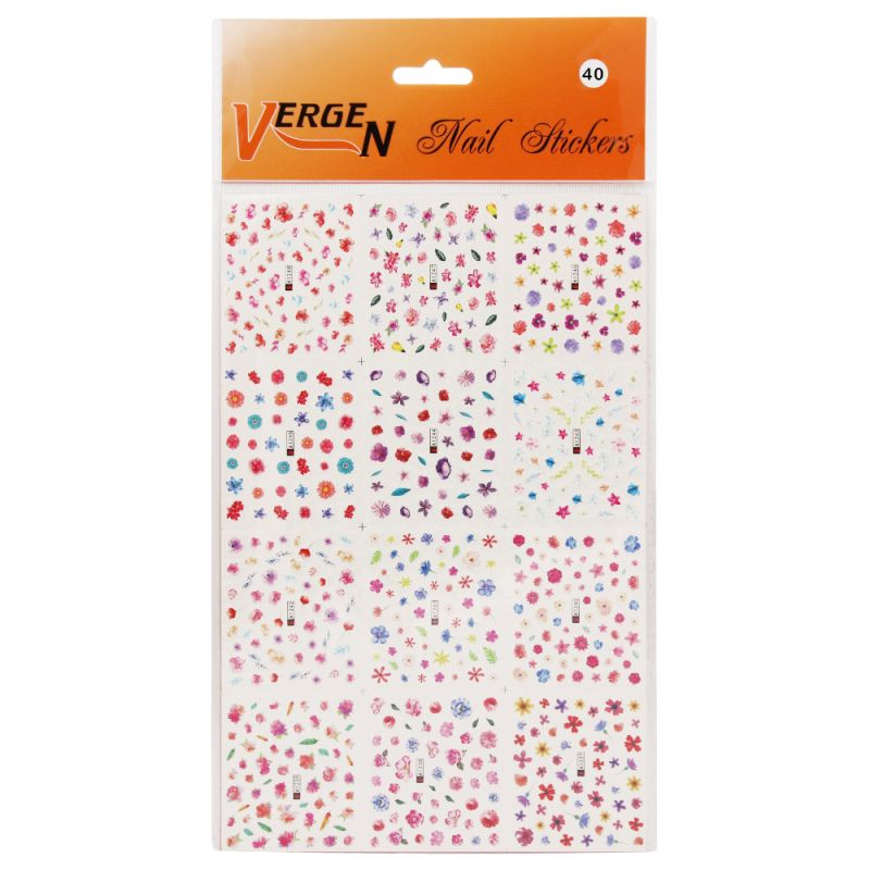 استیکر طراحی ناخن ورژن مدل GS1230