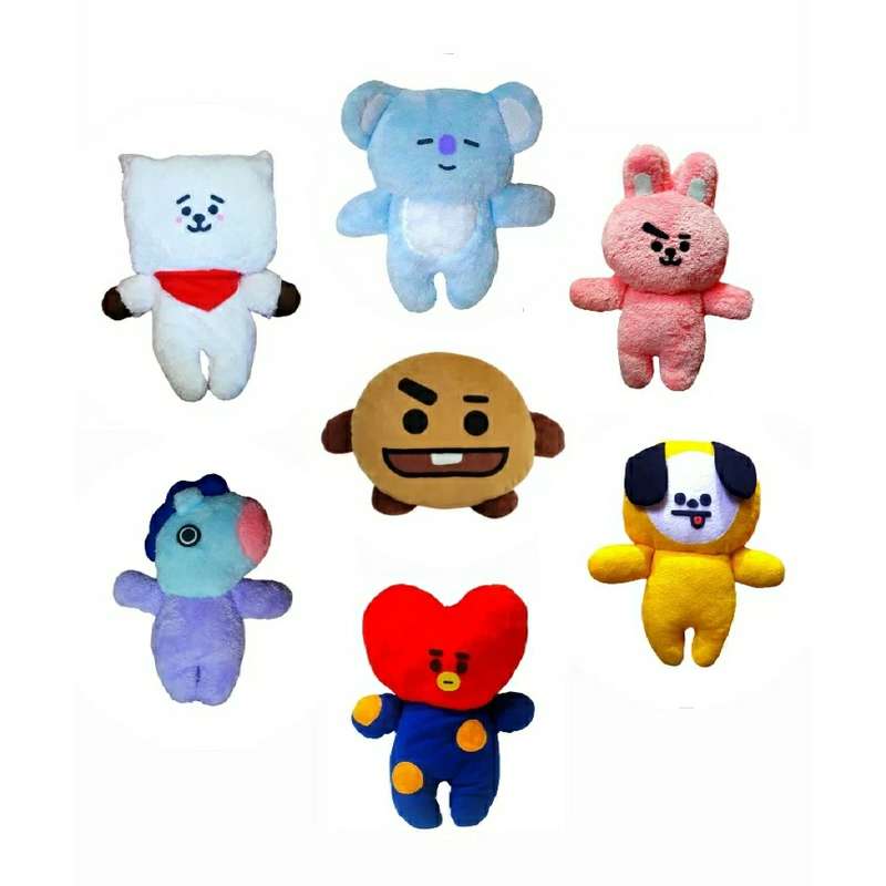 عروسک مدل BT21 بسته 7 عددی