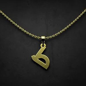 گردنبند طلا 18 عیار زنانه مدوپد مدل حرف ط کد I2-1-1671