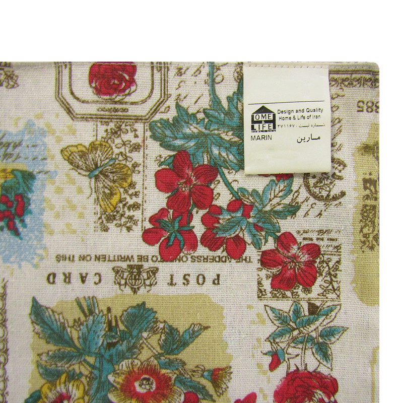 روقوری هوم اند لایف مدل مارین طرح گل و پروانه