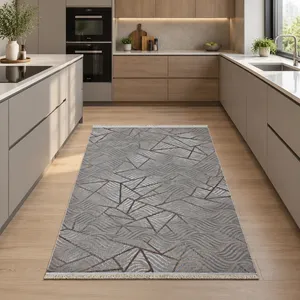 گلیم ماشینی جزیره طرح موکا کد 970