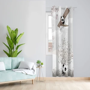 پرده مدل پاندا مخمل پانچی کد 2686 سایز 140x280 سانتی متر