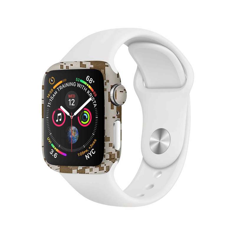 برچسب ماهوت طرح Army_Desert_Pixel مناسب برای اپل واچ Watch 4 40mm
