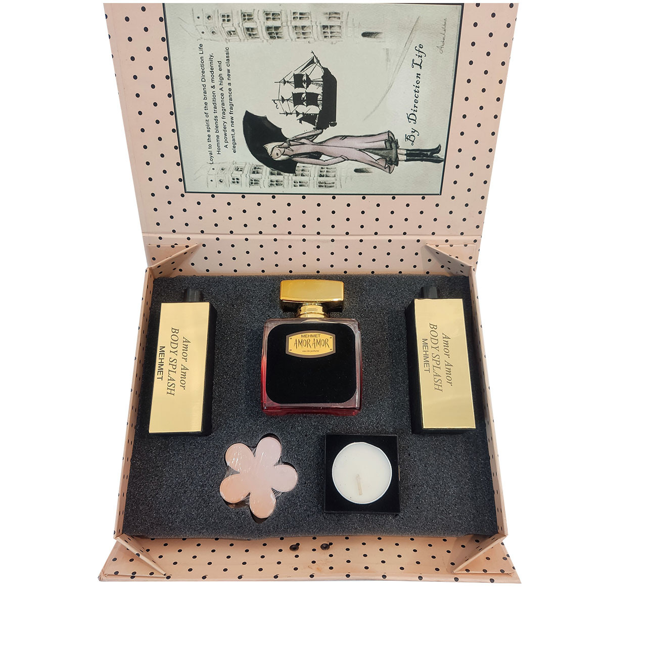 ست ادو پرفیوم زنانه مهمت مدل آمور آمور حجم 100 میلی لیتر