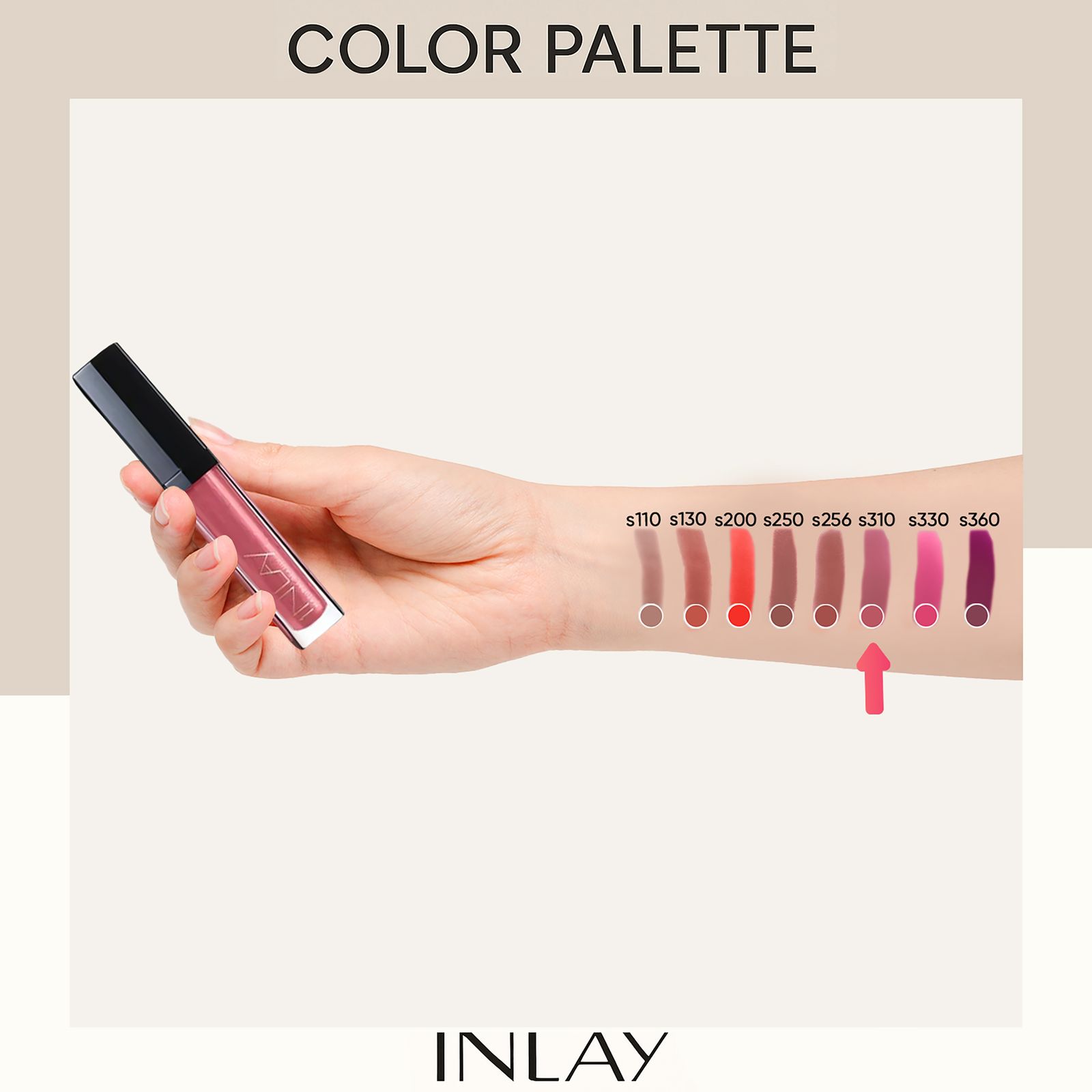 رژ لب مایع این لی مدل Wild Rose شماره S310 - - 4