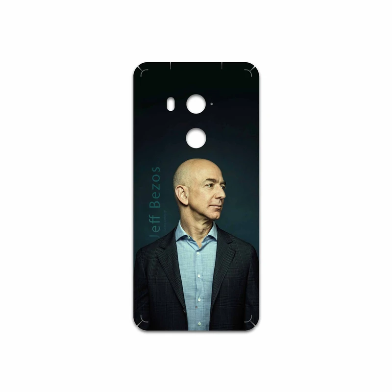 برچسب پوششی ماهوت مدل Jeff Bezos مناسب برای گوشی موبایل اچ تی سی U11 Plus