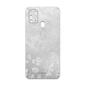 MAHOOT Silver-Wildflower Cover Sticker for Samsung Galaxy M31