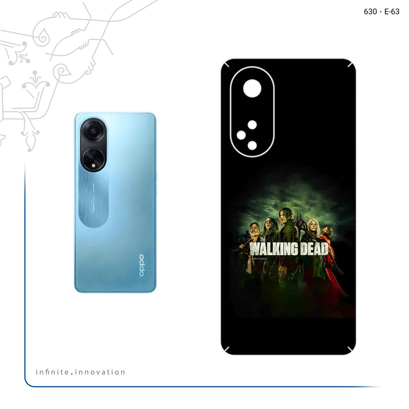 برچسب پوششی ماهوت مدل WALKING DEAD مناسب برای گوشی موبایل اپو A98