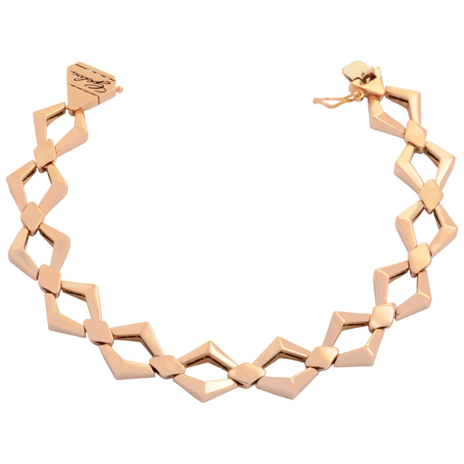 دستبند طلا 18 عیار زنانه طلای مستجابی مدل جلوا ورتو کد 4 -  - 1