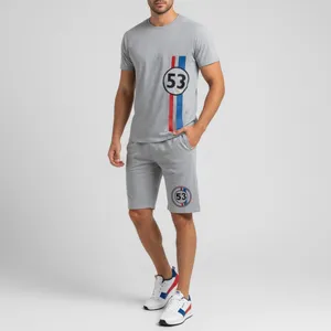 ست تی شرت و شلوارک مردانه مدل 53 A35