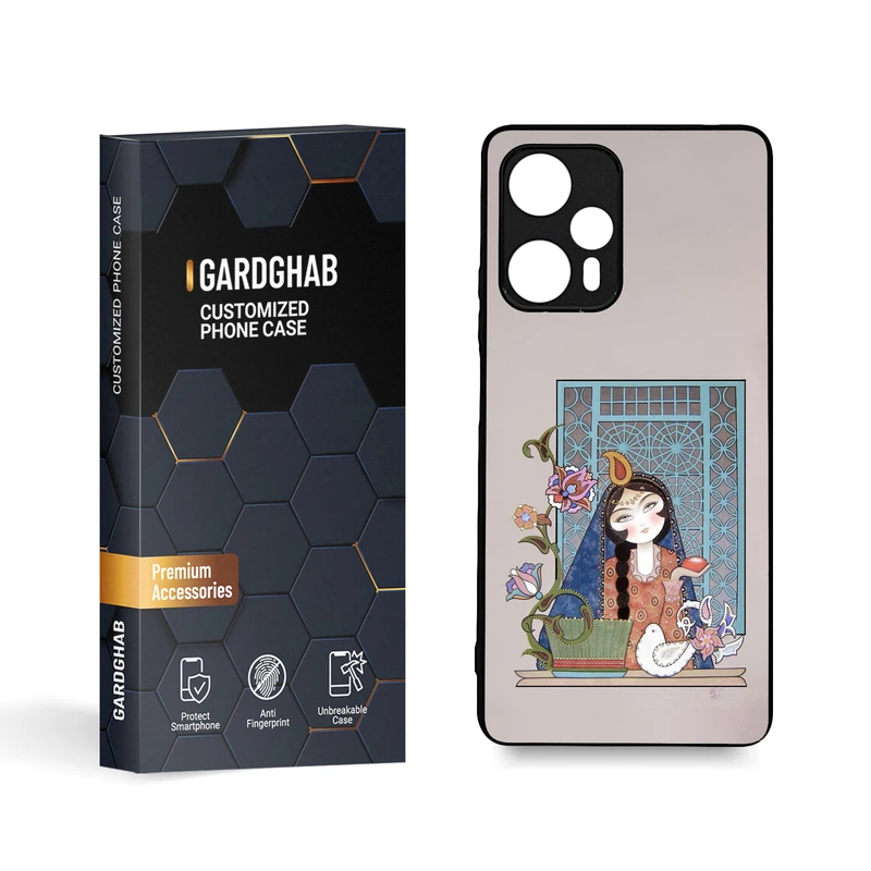 کاور گارد قاب مدل دخترانه مناسب برای گوشی موبایل شیائومی Redmi note 12 Turbo/Poco F5