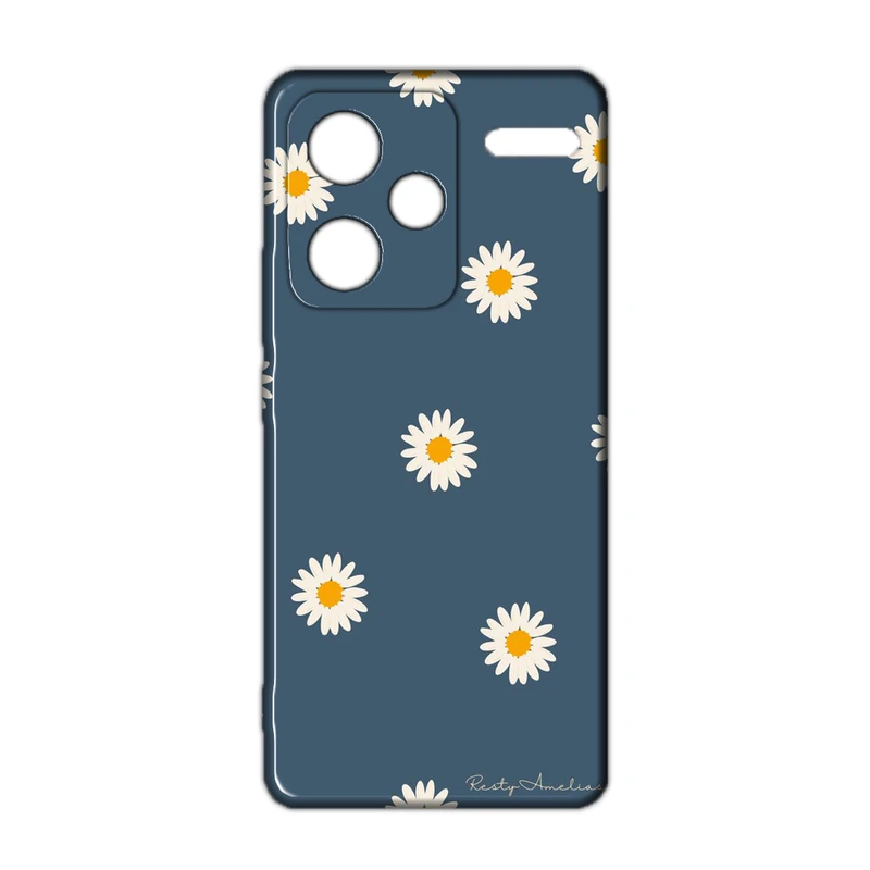 کاور مدل گل کد 155 مناسب برای گوشی موبایل شیائومی Redmi Note 13 Pro Plus