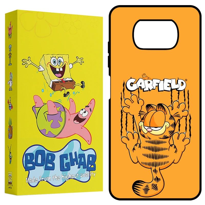 کاور باب قاب طرح گارفیلد مدل BCPX3 مناسب برای گوشی موبایل شیائومی Poco X3 / X3 NFC / X3 Pro