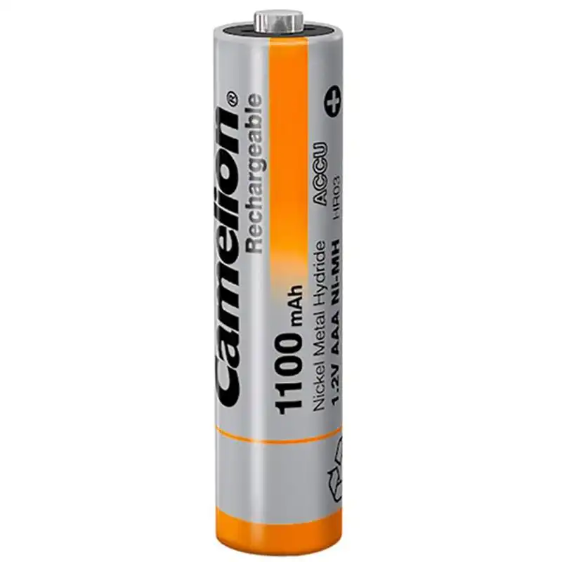 باتری نیم قلمی قابل شارژ کملیون مدل 1100 HR03 بسته 2 عددی