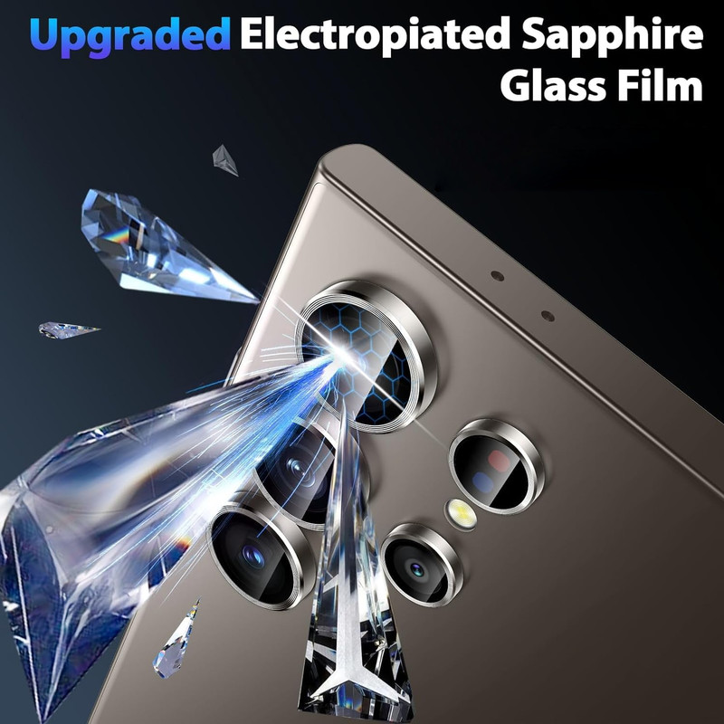 محافظ لنز دوربین گوف مدل Ring Metal مناسب برای گوشی موبایل سامسونگ Galaxy S23 Ultra