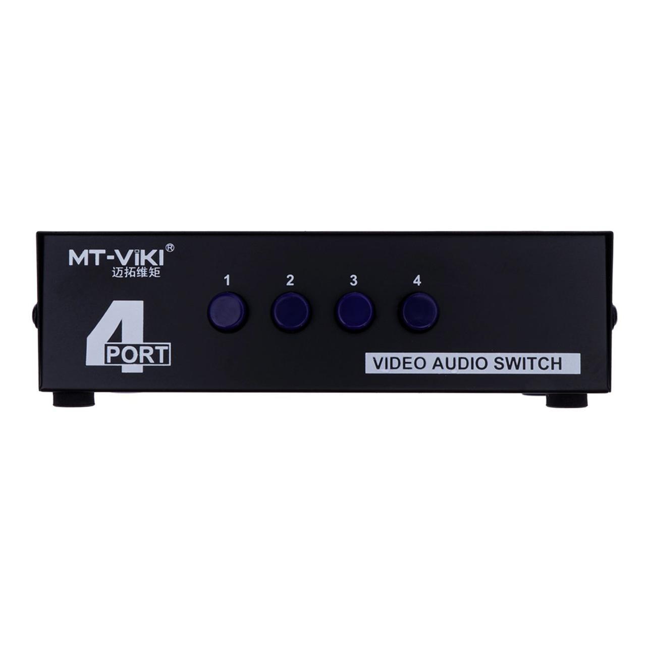 سوییچ 4 پورت AV ام تی ویکی مدل MT-431AV